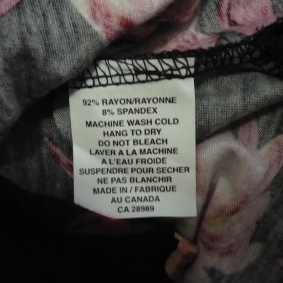 Gilmour Canadian Vancouver Soft Floral Bamboo Ballet Sleeve Dress - Picture 7 of 11